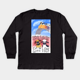 Vintage Sheep TV Series Cartoon The Shaun Kids Long Sleeve T-Shirt